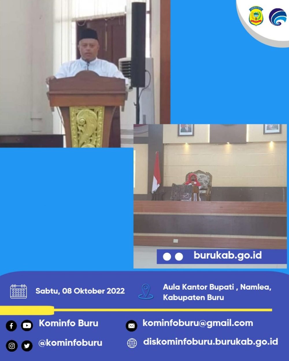 KEGIATAN LOMBA HAFALAN QUR’AN DALAM RANGKA PERAYAAN HUT KABUPATEN BURU KE-23